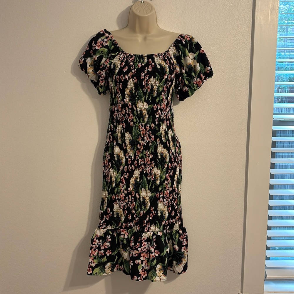 Off the shoulder stretchy dress
